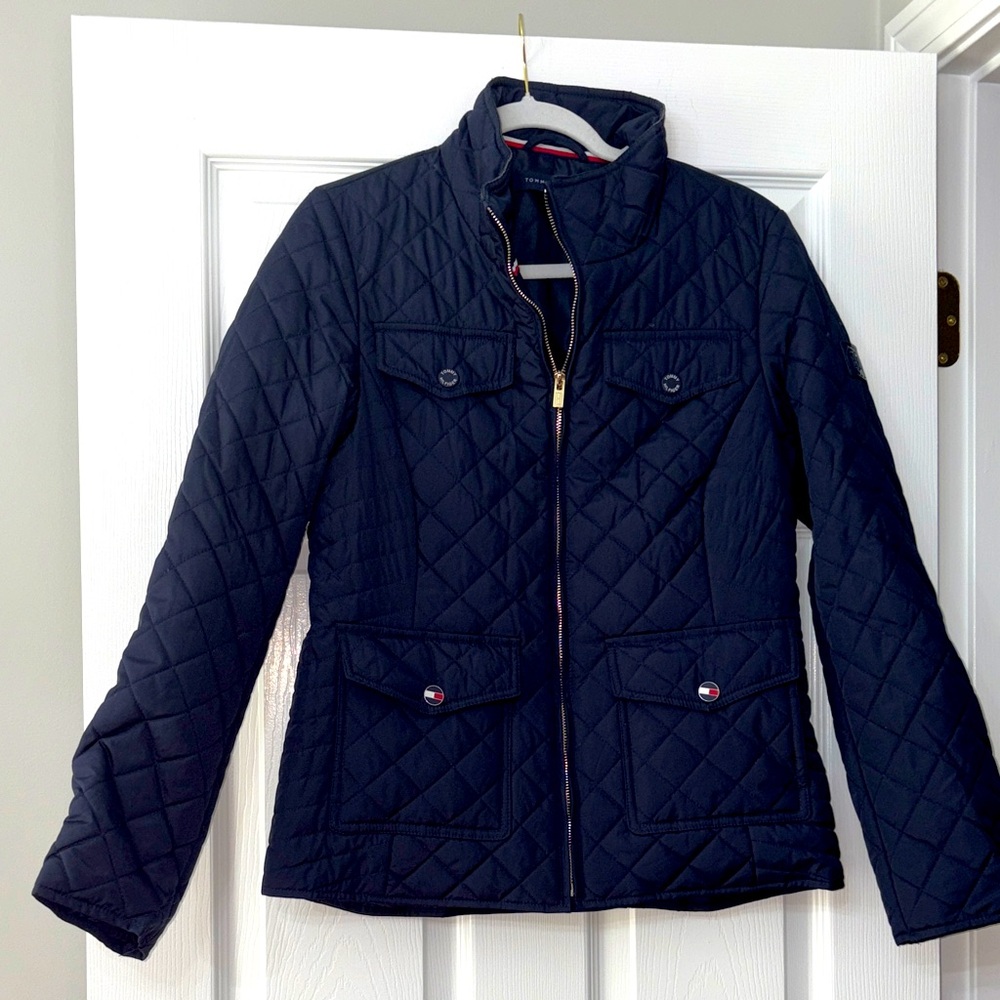 Tommy Hilfiger Women's Quilted Black Jacket